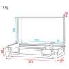 FLY CASE POUR 96 GOUPILLES & CLAVETTES  "DAP AUDIO"