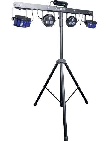 PACK LUMIERE STAND PEDALIER GIGBAR2 "CHAUVET DJ" RGBUV