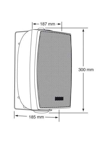 ENCEINTE HIFI LIGNE 100V EHP520 "AUDIOPHONY" 40W/20W/10W