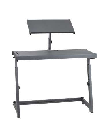 SUPPORT ERGONOMIQUE POUR REGIE DJ4  AUDIOPHONY AVEC PLATEAU SUPERIEUR MULTIMEDIA