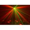 DERBY LED AVEC LASER ET STROBOSCOPE RADICAL II BEAMZ 4 X 3W DMX