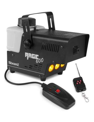 MACHINE A FUMEE A LED RAGE600LED BEAMZ  AVEC CONTROLEUR SANS FIL