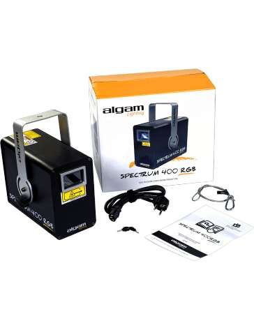 LASER D'ANIMATION SPECTRUM400RGB ALGAM LIGHTING 400MW RGB