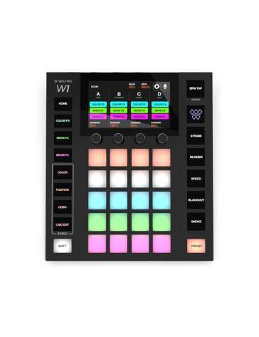 CONTROLEUR DMX AUTONOME WOLFMIX W1 MKII POUR SHOW LUMIERE