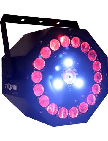 SUNFLOWER COMBO 3 EN 1 ALGAM LIGHTING SOLEIL, STROB, LASER DMX