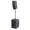 SYSTEME ACTIF SUBWOOFER+SATELLITE MOJOCURVEXL AUDIOPHONY 2200W