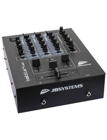 TABLE DE MIXAGE DJ BATTLE4-USB JB SYSTEMS 9E SUR 4 CANAUX