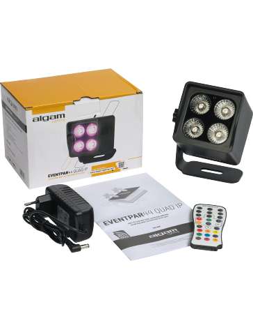 PROJECTEUR A LED SUR BATTERIE EVENTPAR44-QUAD-IP ALGAM LIGHTING 4X4W RGBWW IP65