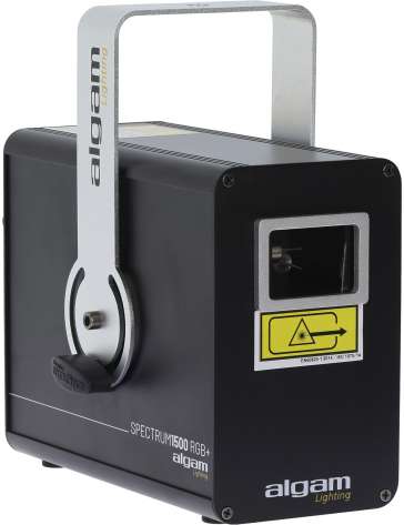 LASER D'ANIMATION SPECTRUM1500RGB+ 1500 mW sur batterie ALGAM LIGHTING, contrôle App