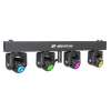 BARRE LUMINEUSE AVEC 4 LYRES A LED RGBW 40W JB SYSTEMS DMX