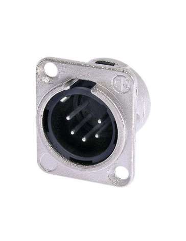 CHASSIS  XLR MALE "NEUTRIK" EN 5 BROCHES