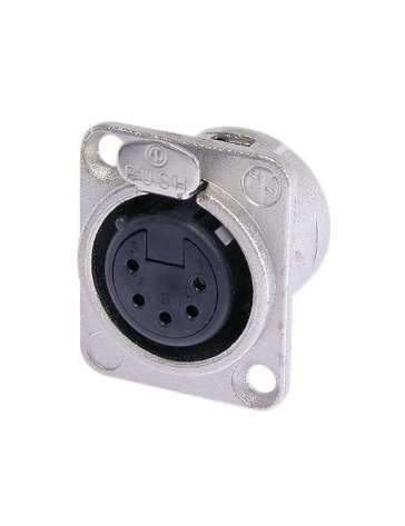 CHASSIS  XLR FEMELLE "NEUTRIK" EN 5 BROCHES